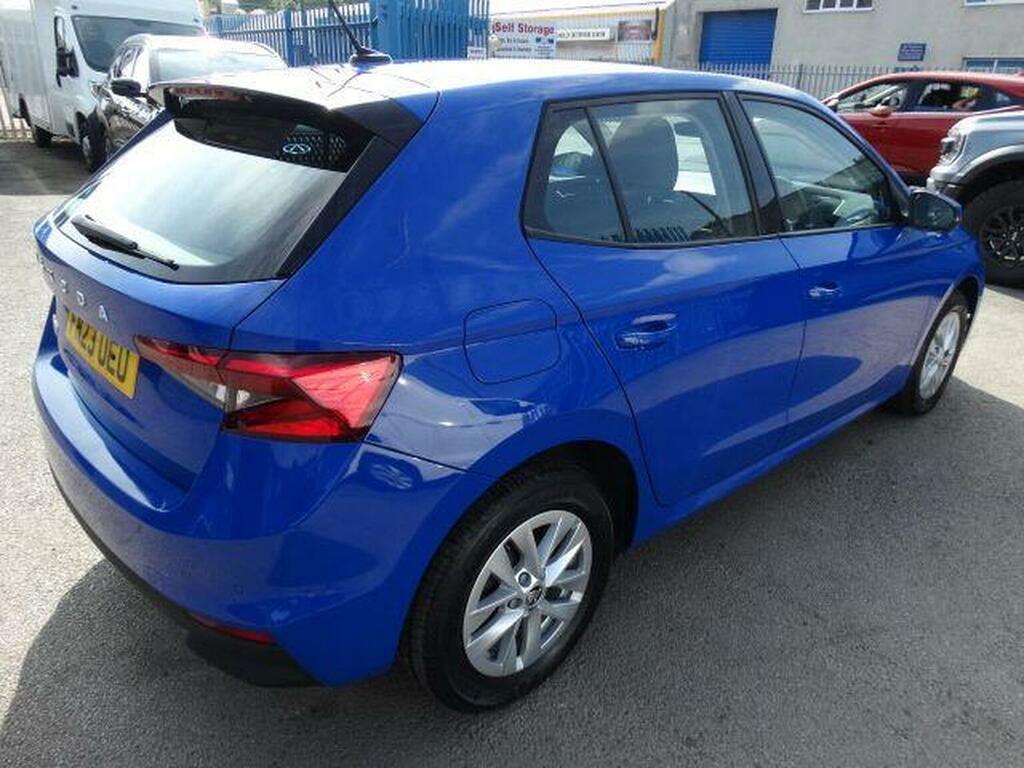 Skoda Fabia 1.0 Tsi Se Comfort Dsg Euro 6 Ss 2023 FN23UEU Blue #6