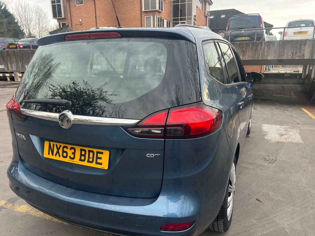 Vauxhall Zafira Tourer Se White #9