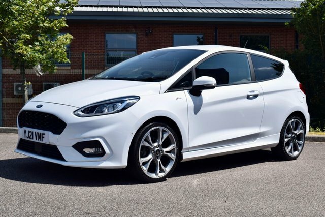 Ford Fiesta Ecoboost Mhev St-line X YJ21VMF White #5