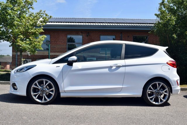 Ford Fiesta Ecoboost Mhev St-line X YJ21VMF White #6