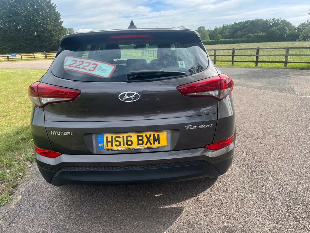 Hyundai Tucson Suv Blue #6