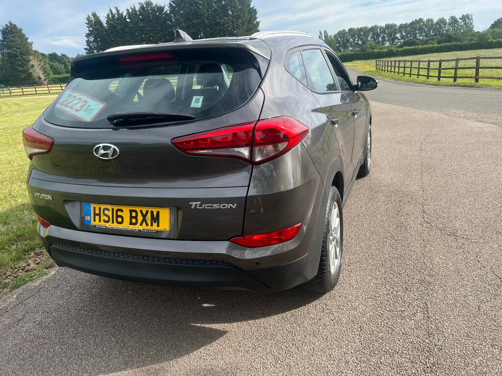 Hyundai Tucson Suv Blue #5