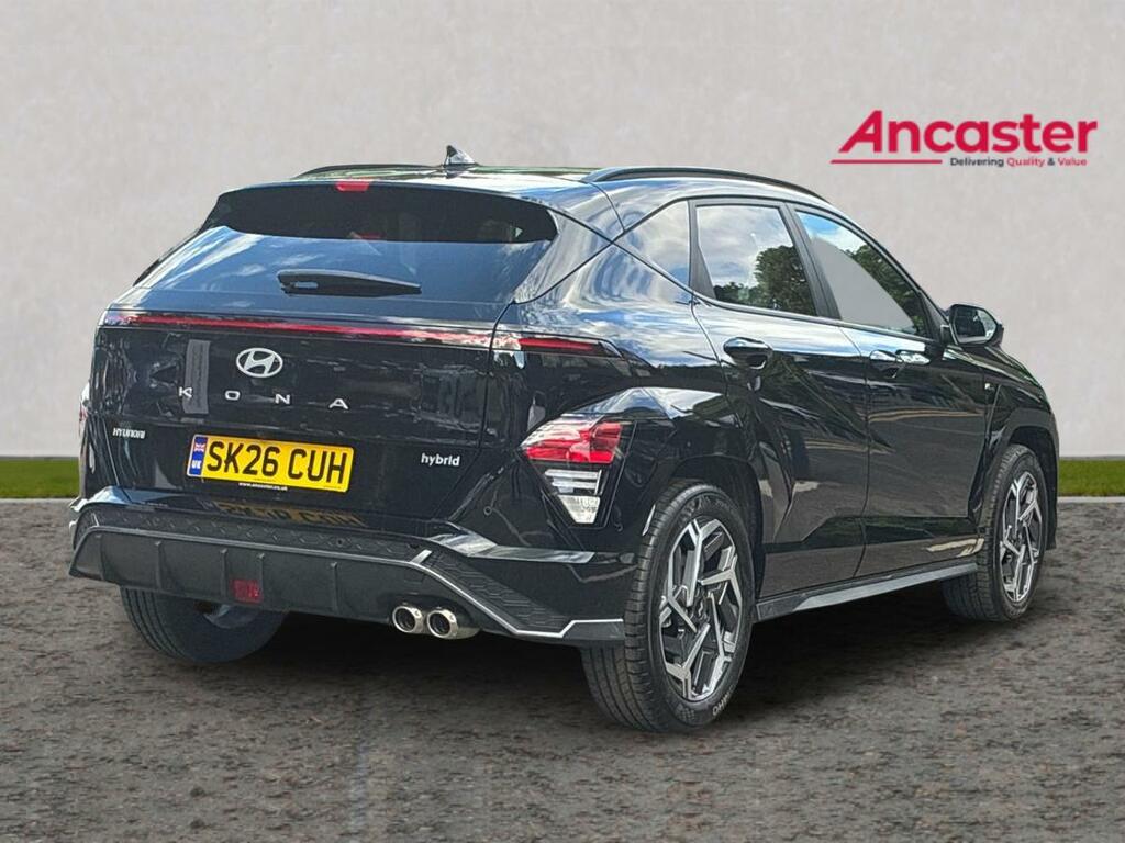 Hyundai Kona 1.6 Hybrid 138 N Line S Dct SK26CUH Black #3