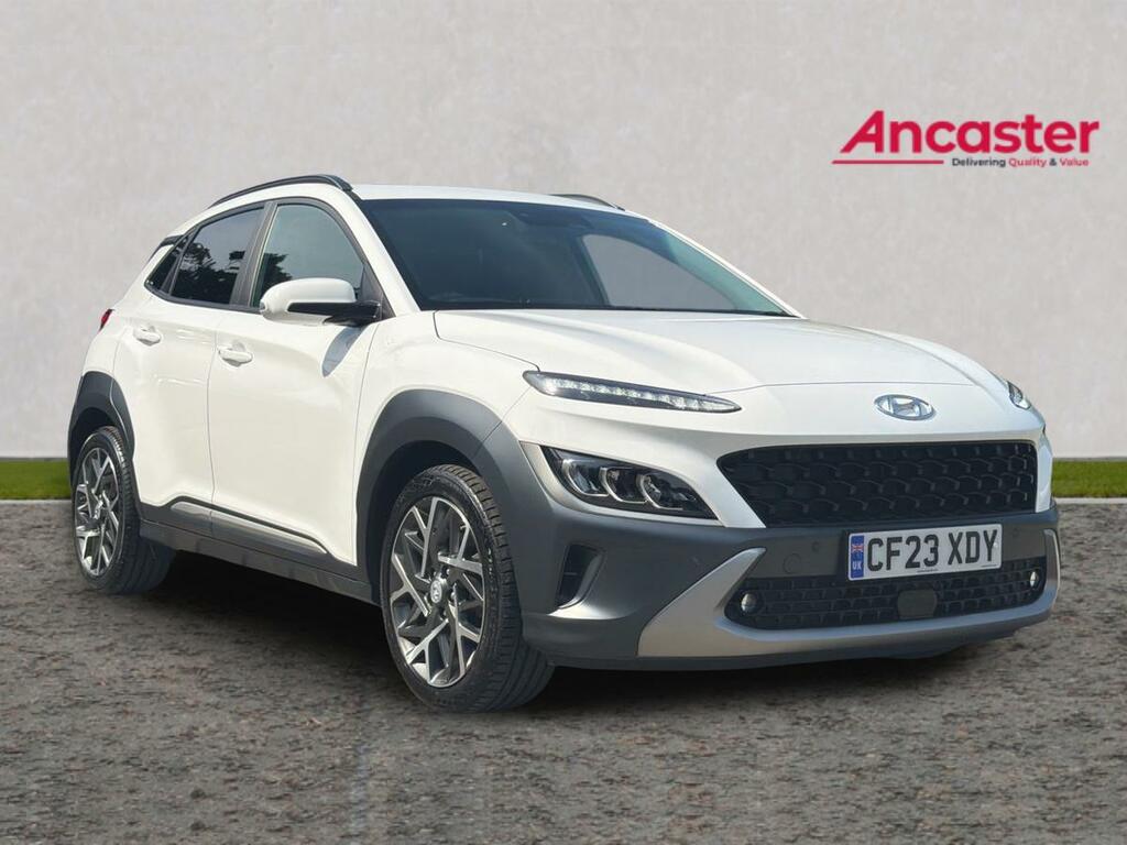 Hyundai Kona 1.6 Gdi Hybrid Ultimate Dct White