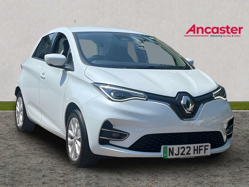 Renault Zoe 100Kw Iconic R135 50Kwh Rapid Charge White