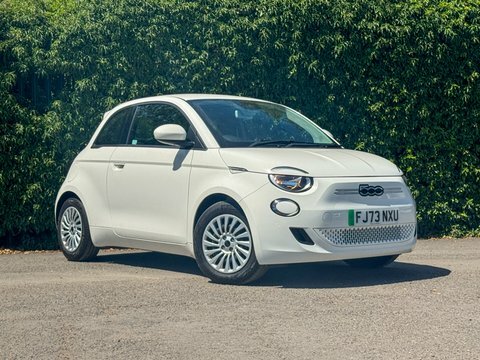 Fiat 500E 24Kwh Action Hatchback FJ73NXU White #2
