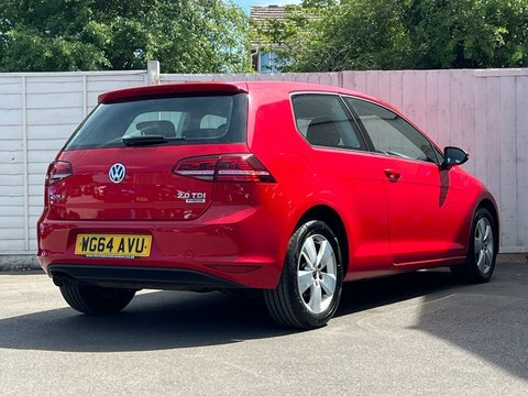 Volkswagen Golf Golf Match Tdi Red #4