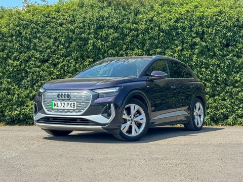 Audi Q4 E Tron 40 S Line Purple