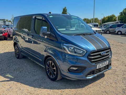 Ford Transit Custom Crew Cab Blue #5
