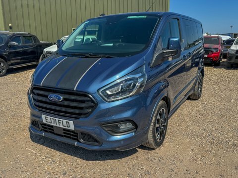 Ford Transit Custom Crew Cab Blue #3