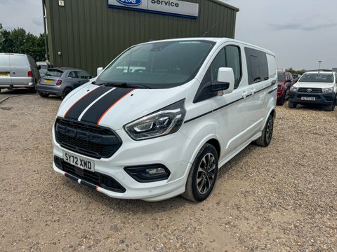 Ford Transit Custom Crew Cab SY72XMD White #3