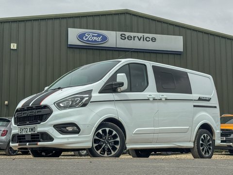 Ford Transit Custom Crew Cab SY72XMD White #2