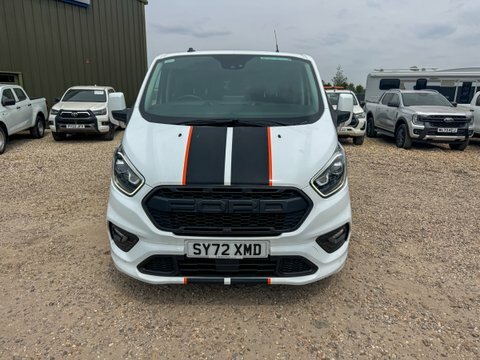 Ford Transit Custom Crew Cab SY72XMD White #4