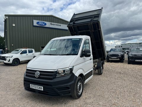 Volkswagen Crafter Tipper Mwb L2 CV72GXH White #2