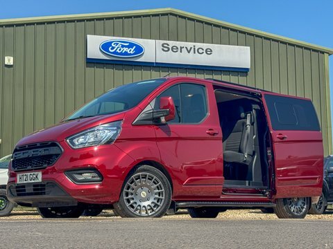 Ford Transit Custom Crew Cab Swb HT21GGK Red