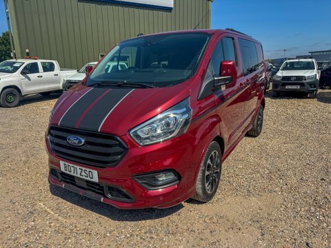 Ford Transit Custom Crew Cab BD71ZSO Red #3