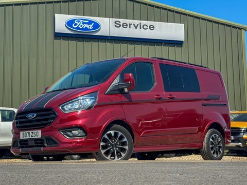 Ford Transit Custom Crew Cab BD71ZSO Red #2