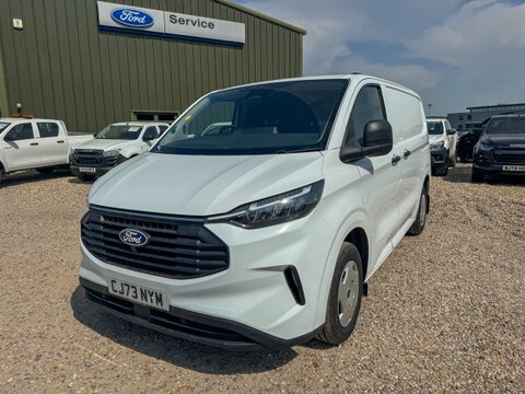 Ford Transit Custom Swb L1h1 Low CJ73NYM White #2