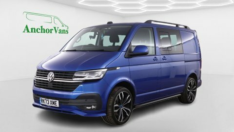 Volkswagen Transporter Crew Cab RK73XME Blue