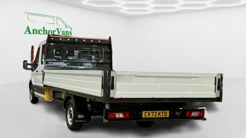 Ford Transit Custom Xxlwb L5dropside CV73KTD White #5