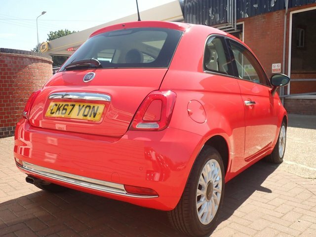 Fiat 500 1.2 Lounge Hatchback Pink #6