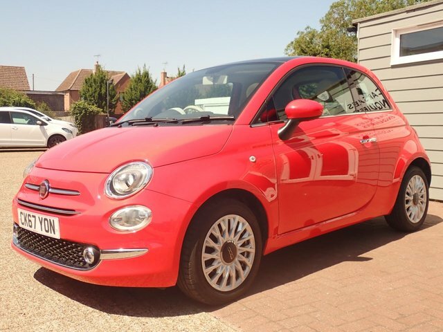 Fiat 500 1.2 Lounge Hatchback Pink #3