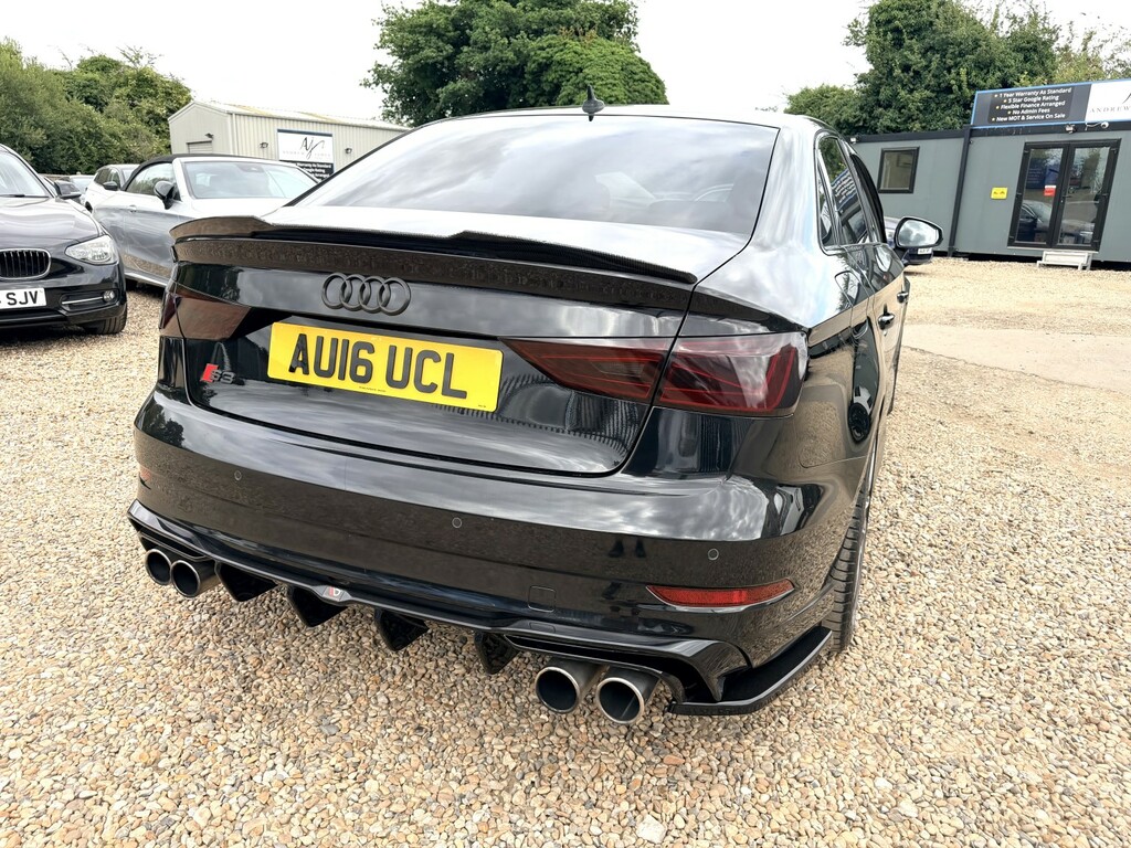 Audi S3 2.0 Tfsi Saloon S Tronic Quattro Euro 6 Black #3