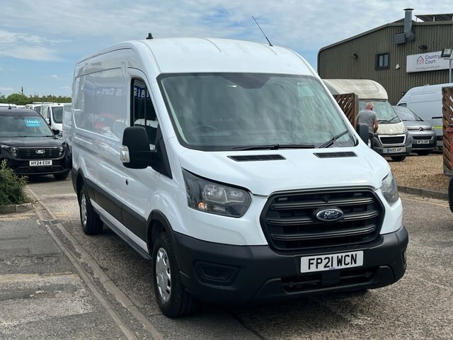 Ford Transit Custom 350 Ecoblue Leader Panel White