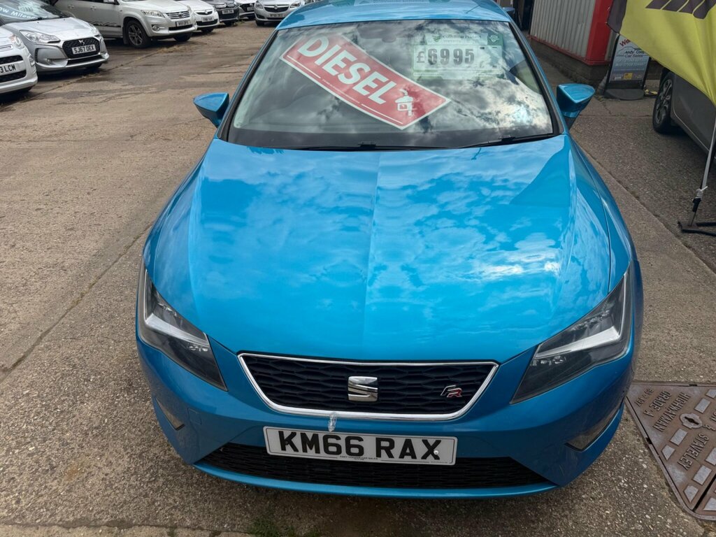 Seat Leon 2.0 Tdi Fr Technology Euro 6 Ss KM66RAX Blue #2