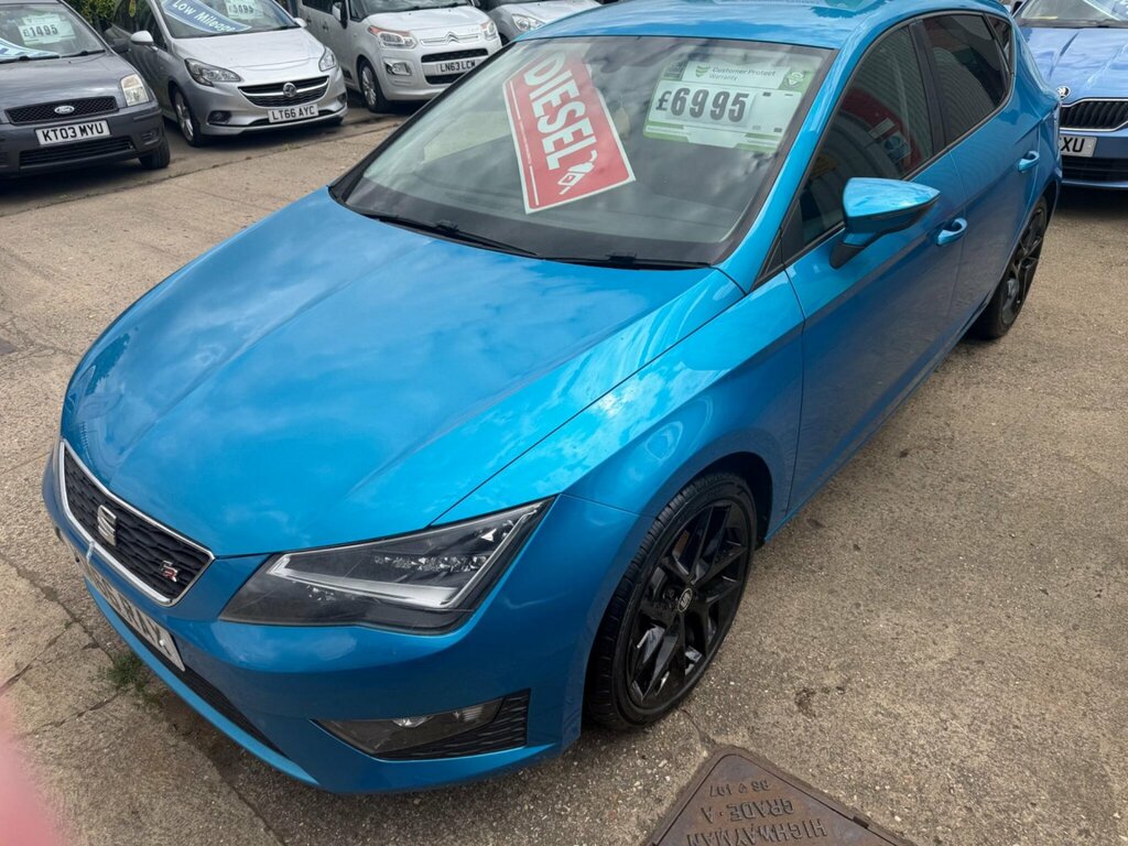 Seat Leon 2.0 Tdi Fr Technology Euro 6 Ss KM66RAX Blue