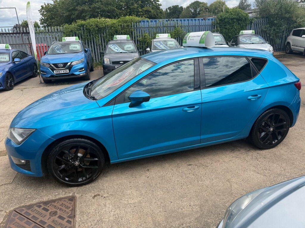 Seat Leon 2.0 Tdi Fr Technology Euro 6 Ss KM66RAX Blue #4