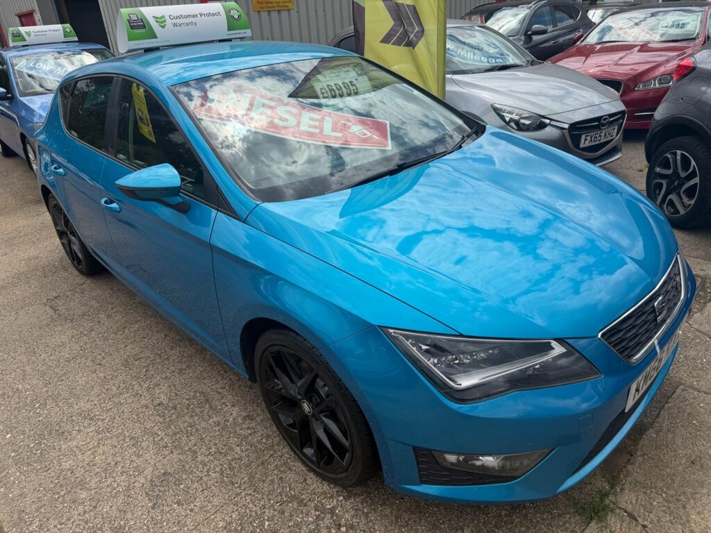 Seat Leon 2.0 Tdi Fr Technology Euro 6 Ss KM66RAX Blue #3