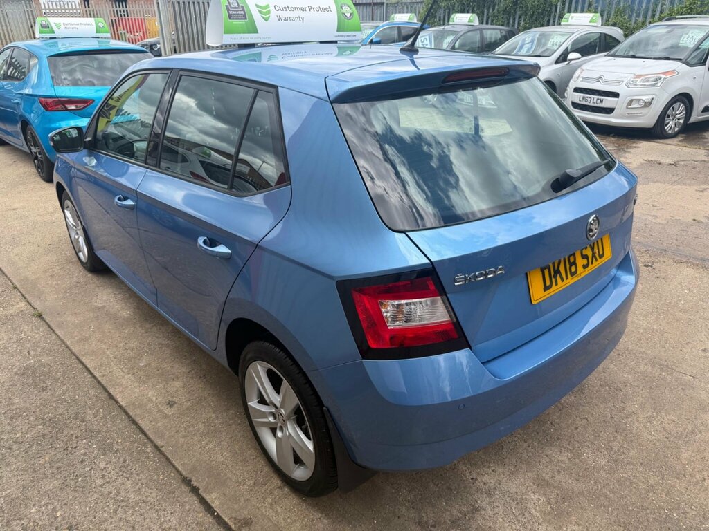 Skoda Fabia 1.0 Tsi Se L Dsg Euro 6 Ss DK18SXU Blue #6