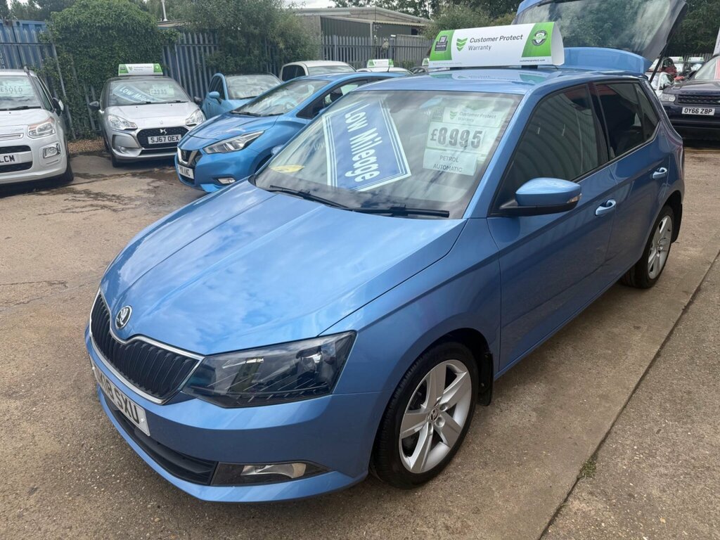 Skoda Fabia 1.0 Tsi Se L Dsg Euro 6 Ss DK18SXU Blue #4