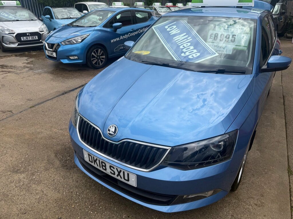 Skoda Fabia 1.0 Tsi Se L Dsg Euro 6 Ss DK18SXU Blue #3