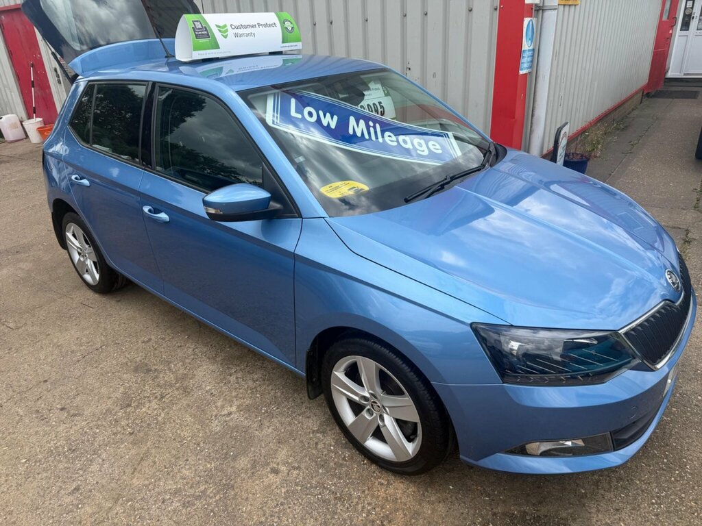 Skoda Fabia 1.0 Tsi Se L Dsg Euro 6 Ss DK18SXU Blue