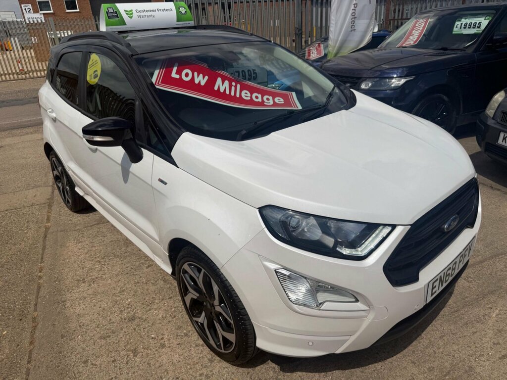 Ford Ecosport 1.0T Ecoboost St-line Euro 6 Ss White