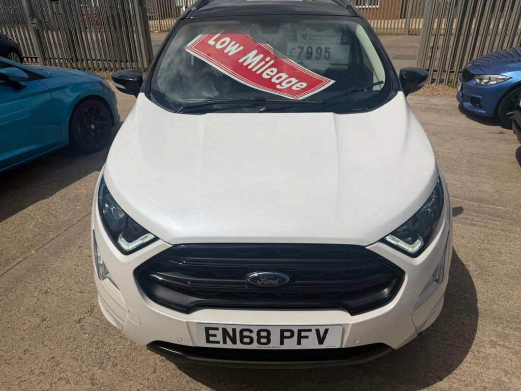 Ford Ecosport 1.0T Ecoboost St-line Euro 6 Ss SJ10NAN White #2