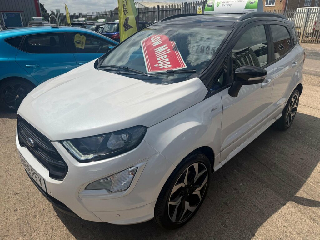 Ford Ecosport 1.0T Ecoboost St-line Euro 6 Ss SJ10NAN White #3