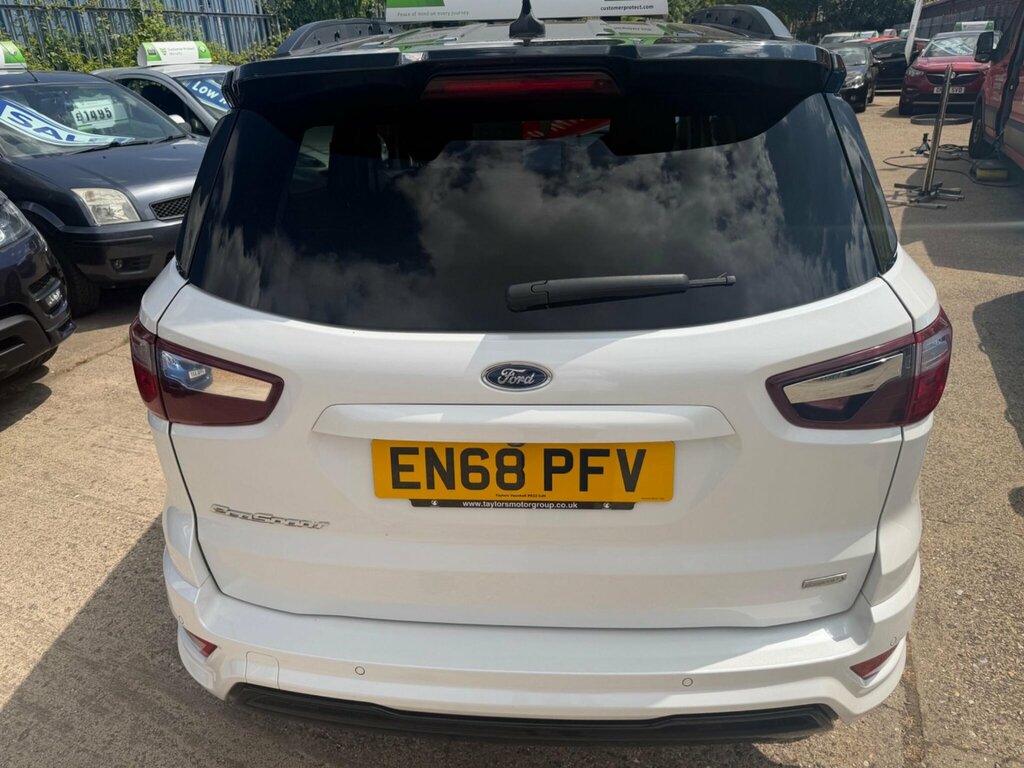 Ford Ecosport 1.0T Ecoboost St-line Euro 6 Ss SJ10NAN White #6