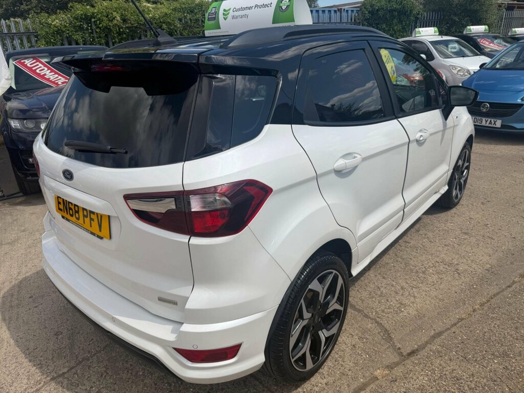 Ford Ecosport 1.0T Ecoboost St-line Euro 6 Ss SJ10NAN White #4