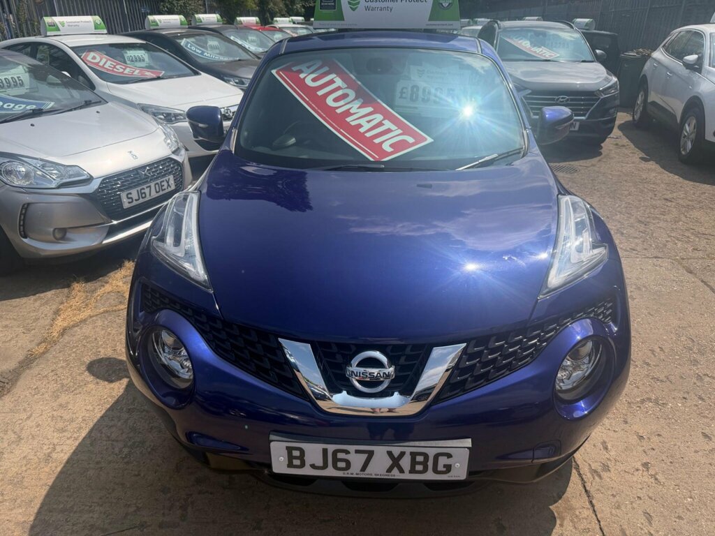 Nissan Juke 1.6 Tekna Xtron Euro 6 BJ67XBG Blue #2