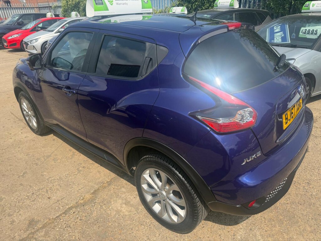 Nissan Juke 1.6 Tekna Xtron Euro 6 BJ67XBG Blue #5
