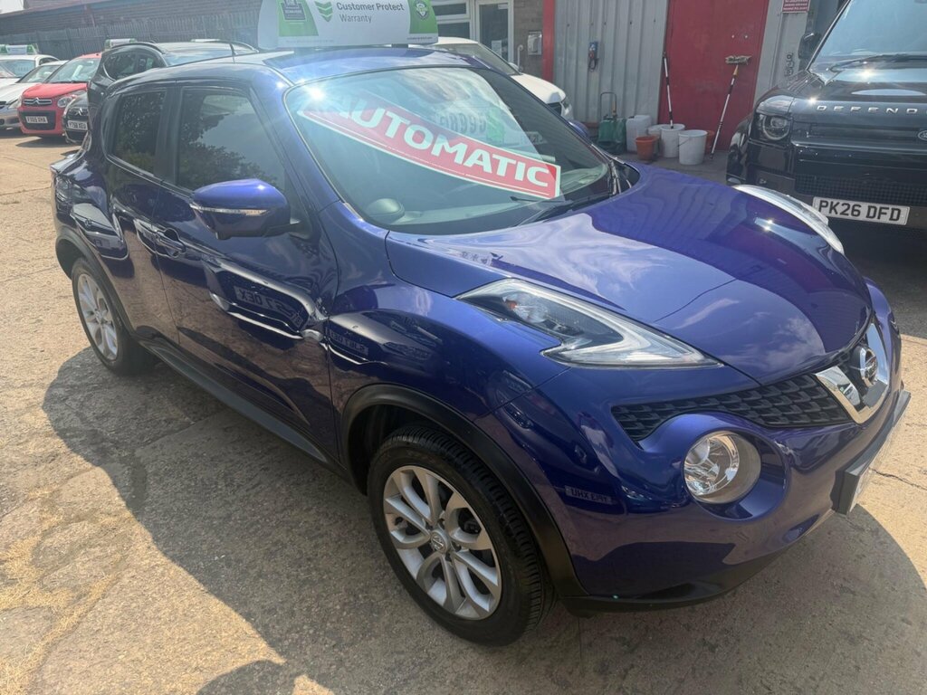 Nissan Juke 1.6 Tekna Xtron Euro 6 BJ67XBG Blue #3