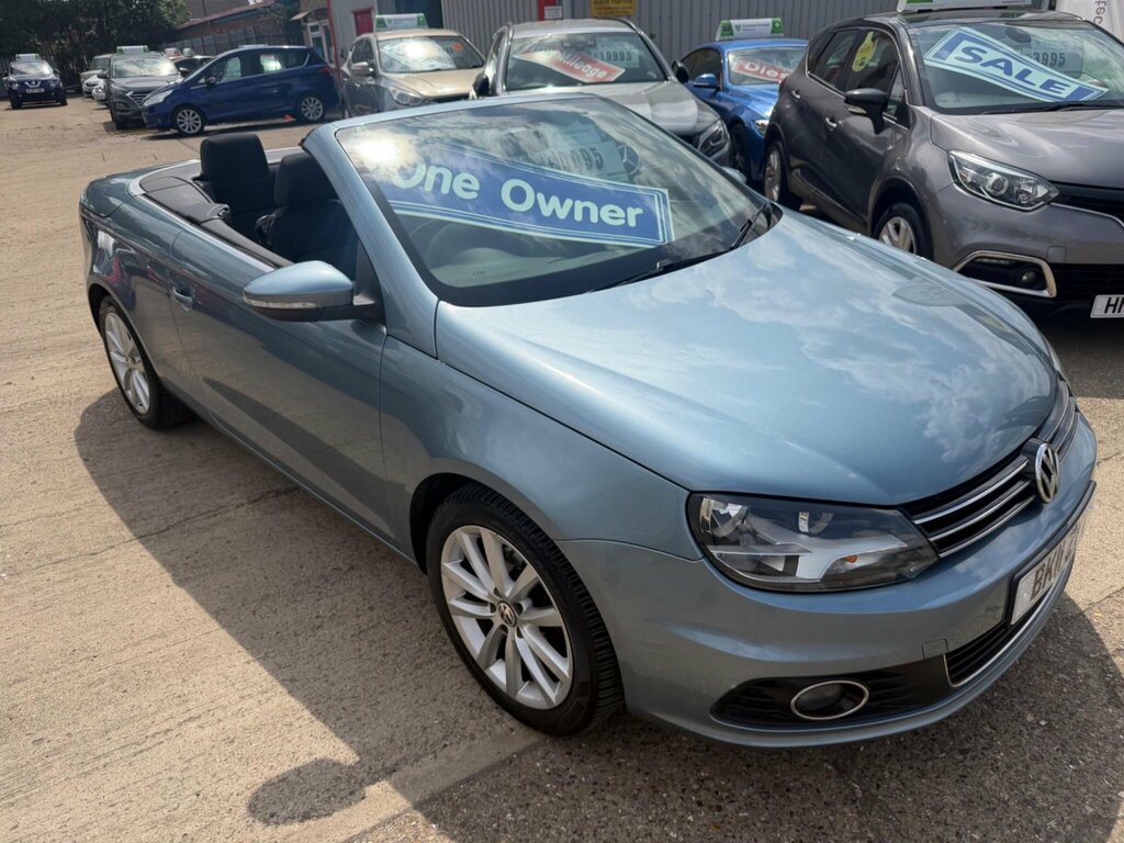 Volkswagen EOS 1.4 Tsi Bluemotion Tech Se Cabriolet Euro 5 Ss Blue #3