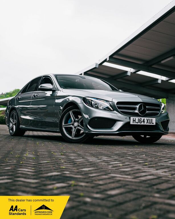Mercedes-Benz C Class 2.1 C220 Bluetec Amg Line Premium Saloon Die Silver