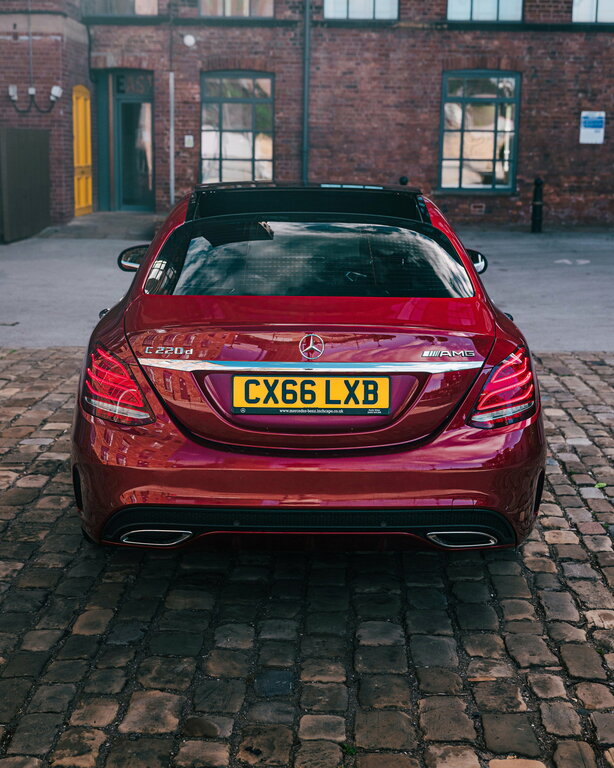 Mercedes-Benz C Class 2.1 C220d Amg Line Premium Plus Saloon Diese Red #2