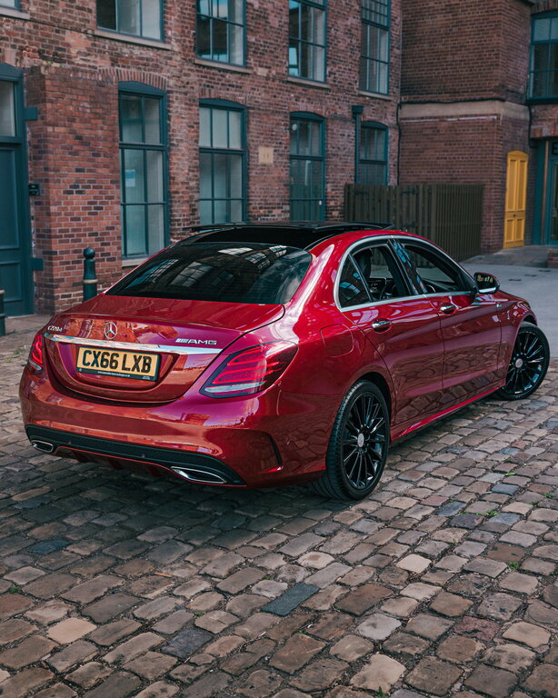 Mercedes-Benz C Class 2.1 C220d Amg Line Premium Plus Saloon Diese Red #3