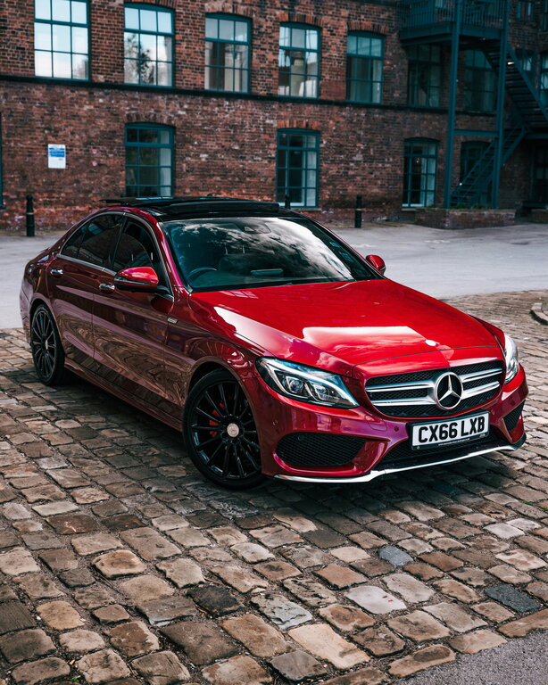 Mercedes-Benz C Class 2.1 C220d Amg Line Premium Plus Saloon Diese Red #5