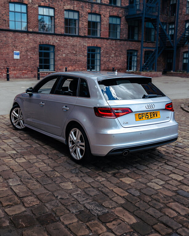 Audi A3 1.6 Tdi S Line Sportback Euro 6 Silver #5